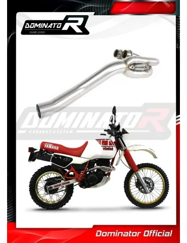 Collecteur d'échappement inox Dominator pour Yamaha XT 600 Tenere (1987-1989)