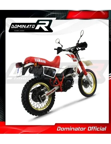 Collecteur d'échappement inox Dominator pour Yamaha XT 600 Tenere (1987-1989)
