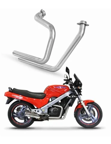 Collecteur d'échappement inox Dominator pour Honda NTV 650 Revere RC33 (1988-1997)