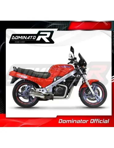 Collecteur d'échappement inox Dominator pour Honda NTV 650 Revere RC33 (1988-1997)