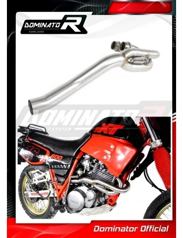 Collecteur d'échappement Dominator pour Yamaha XT 600 2KF 2NF (1987-1989)