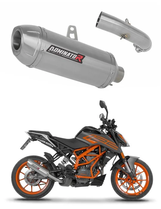 Silencieux slip-on Dominator S3 pour KTM 125 Duke (2021-2023)
