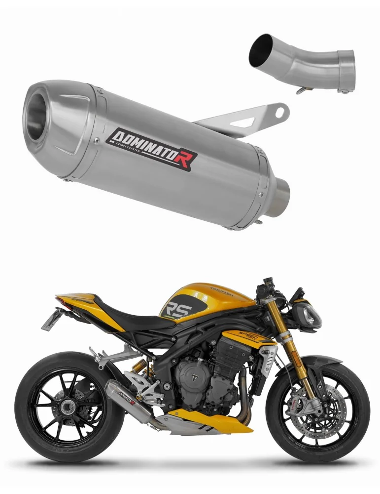Silencieux slip-on Dominator S3 pour Triumph Speed Triple 1200 RS / RR (2021-2024)
