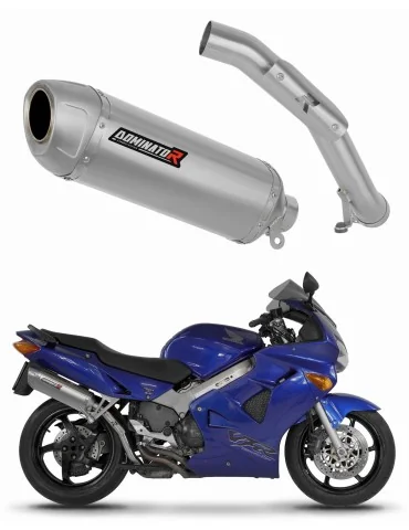 Silencieux slip-on Dominator S6 pour Honda VFR 800 Fi (1998-2001)