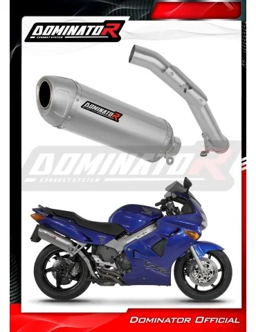 Silencieux slip-on Dominator S6 pour Honda VFR 800 Fi (1998-2001)