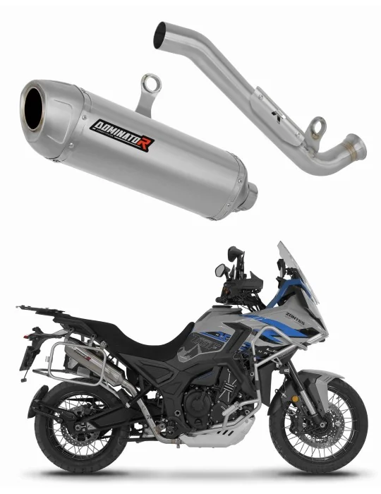 Silencieux slip-on Dominator S6 pour Zontes 703F (2025-2026)