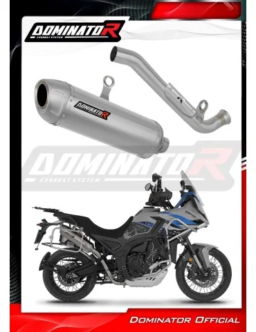 Silencieux slip-on Dominator S6 pour Zontes 703F (2025-2026)