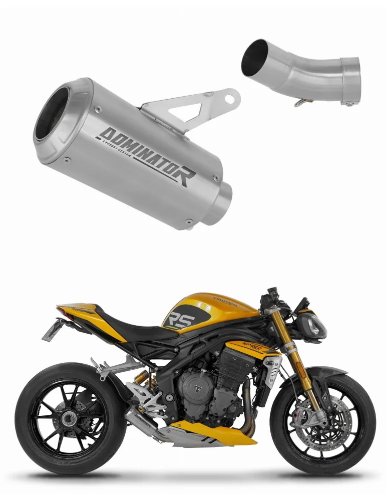Silencieux slip-on Dominator GPS pour Triumph Speed Triple 1200 RS / RR (2021-2024)