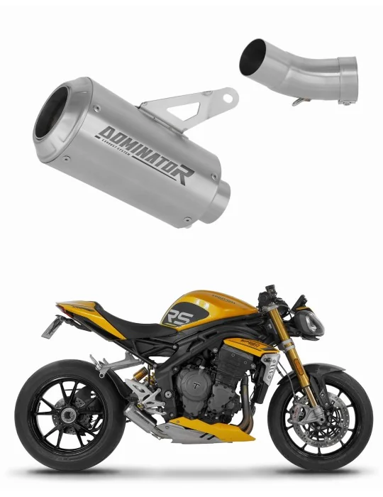Silencieux slip-on Dominator GPS pour Triumph Speed Triple 1200 RS / RR (2021-2024)