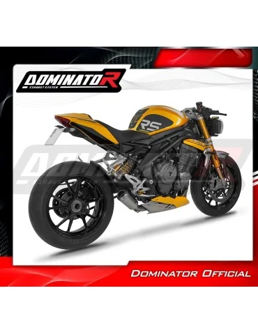 Silencieux slip-on Dominator GPS pour Triumph Speed Triple 1200 RS / RR (2021-2024)