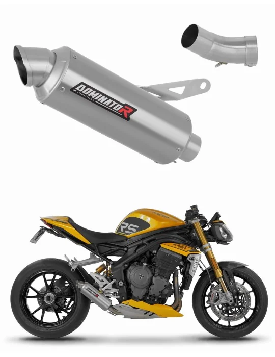 Silencieux slip-on Dominator GPF pour Triumph Speed Triple 1200 RS / RR (2021-2024)