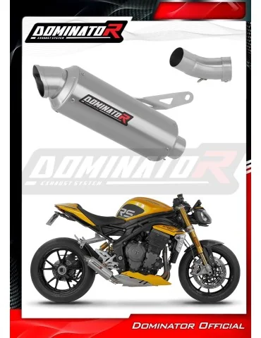 Silencieux slip-on Dominator GPF pour Triumph Speed Triple 1200 RS / RR (2021-2024)