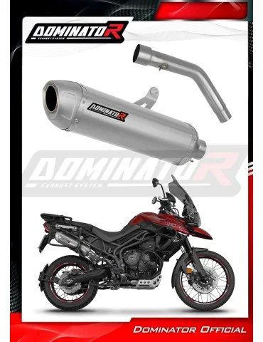 Silencieux slip-on Dominator S6 pour Triumph Tiger 800 XCA (2018-2020)