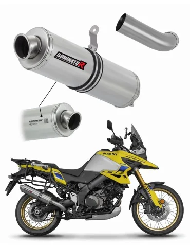 Silencieux slip-on homologué Dominator ST pour Suzuki V-Strom 1050 DE (2023-2025)