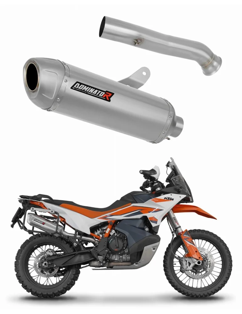Silencieux slip-on Dominator S6 pour KTM 890 Adventure / R (2021-2025)