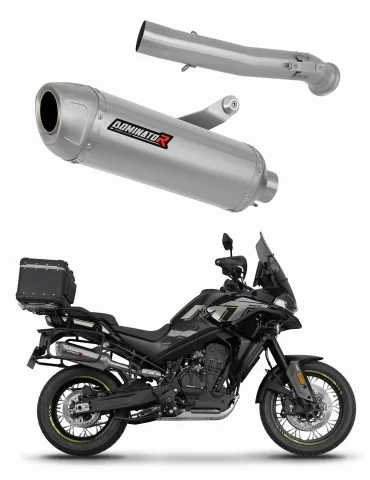 Silencieux slip-on Dominator S6 pour CF Moto 800 MT Explore / Sport / Touring (2022-2025)