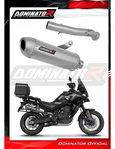 Silencieux slip-on Dominator S6 pour CF Moto 800 MT Explore / Sport / Touring (2022-2025)