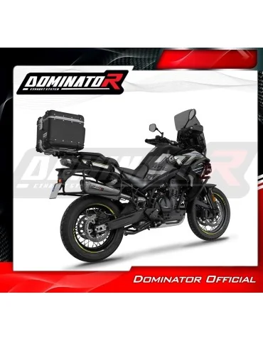 Silencieux slip-on Dominator S6 pour CF Moto 800 MT Explore / Sport / Touring (2022-2025)
