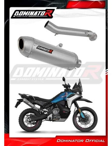 Silencieux slip-on Dominator S6 pour CF Moto 800 MT-X (2025)
