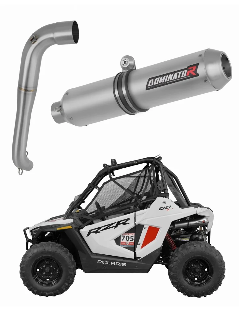 Silencieux slip-on Dominator MX pour Polaris RZR 200 (2022-2025)