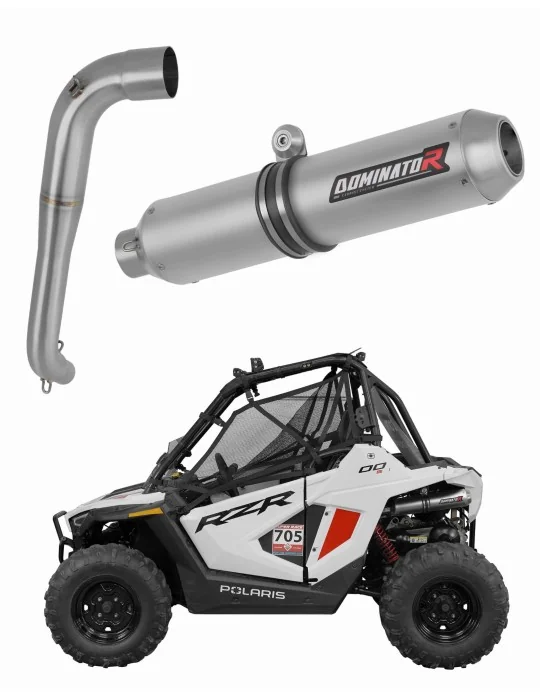 Silencieux slip-on Dominator MX pour Polaris RZR 200 (2022-2025)