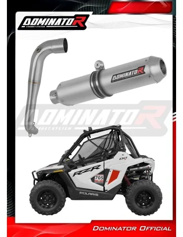 Silencieux slip-on Dominator MX pour Polaris RZR 200 (2022-2025)