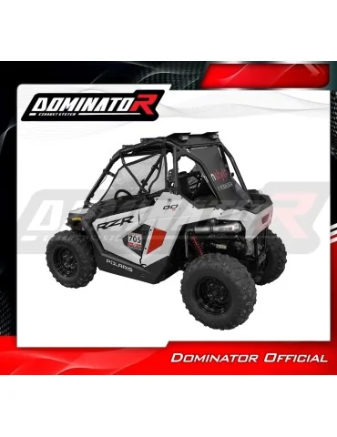 Silencieux slip-on Dominator MX pour Polaris RZR 200 (2022-2025)