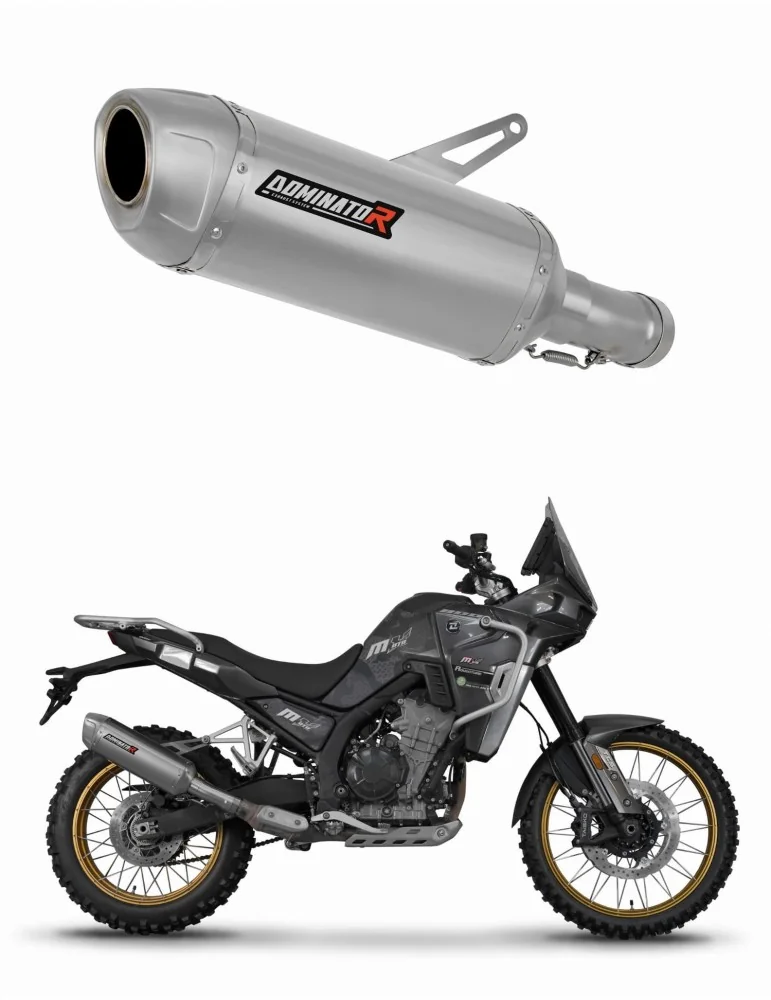 Silencieux slip-on Dominator S6 pour Kove 800 X Pro Adventure (2023-2026)
