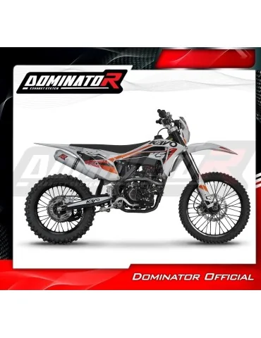 Silencieux slip-on Dominator MX pour Kayo K5 300 Enduro (2024-2025)