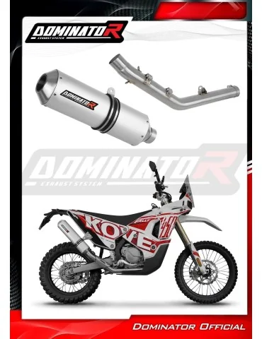 Silencieux slip-on Dominator MX pour Kove 450 Rally (2023-2025)