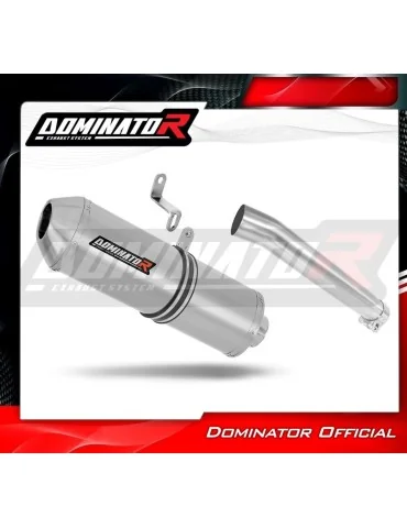 Silencieux slip-on Dominator OVR pour Honda XRV 750 Africa Twin RD04 (1990-1992)