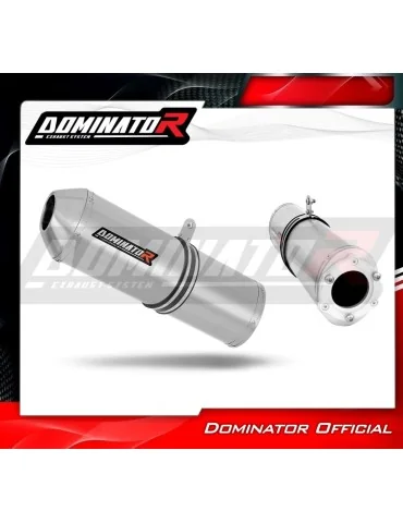 Silencieux bolt-on homologué Dominator OVR pour Kawasaki ZX6R (1998-2002)