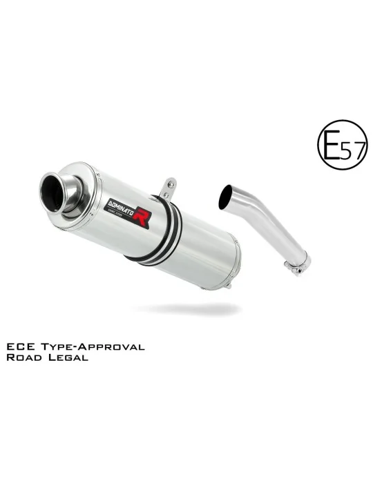 Silencieux slip-on homologué Dominator ST pour Yamaha FZS Fazer 600 (1998-2003)