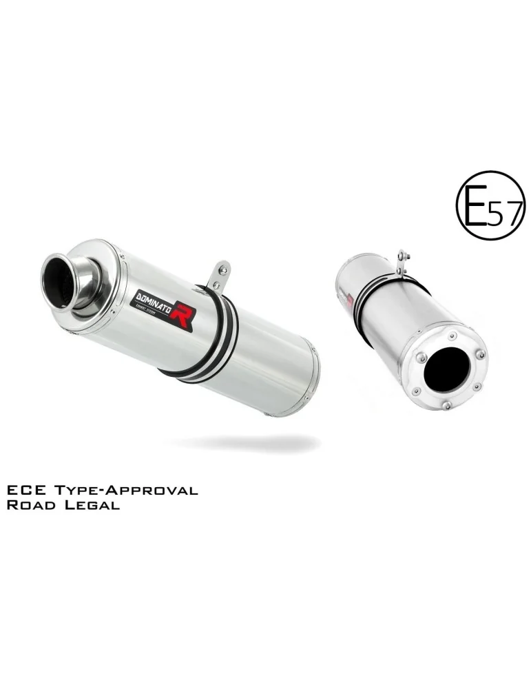 Silencieux bolt-on homologué Dominator ST pour Kawasaki ZX6R (1998-2002)
