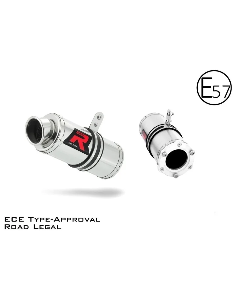 Silencieux bolt-on homologué Dominator GP1 pour Kawasaki ZX6R (1998-2002)