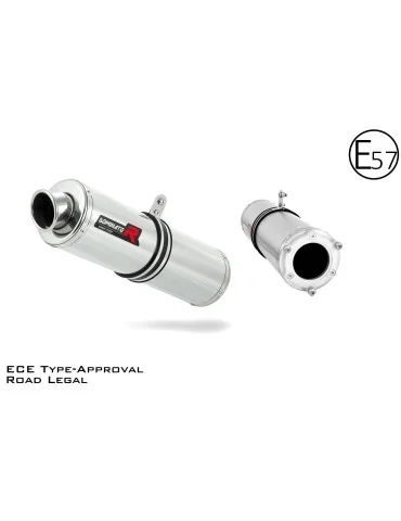 Silencieux bolt-on homologué Dominator ST pour Kawasaki ZX6R (1995-1997)