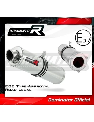 Silencieux bolt-on homologué Dominator ST pour Kawasaki ZX6R (1995-1997)