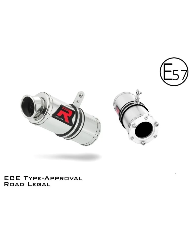 Silencieux bolt-on homologué Dominator GP1 pour Kawasaki ZX7R (1996-2003)