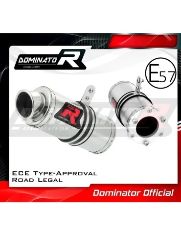 Silencieux bolt-on homologué Dominator GP1 pour Kawasaki ZX7R (1996-2003)