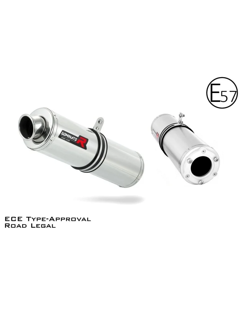 Silencieux bolt-on homologué Dominator ST pour Kawasaki ZX7R (1996-2003)