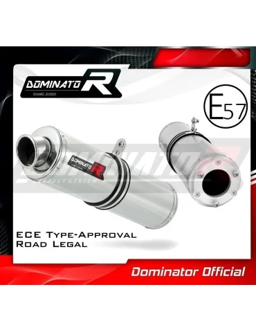 Silencieux bolt-on homologué Dominator ST pour Kawasaki ZX7R (1996-2003)