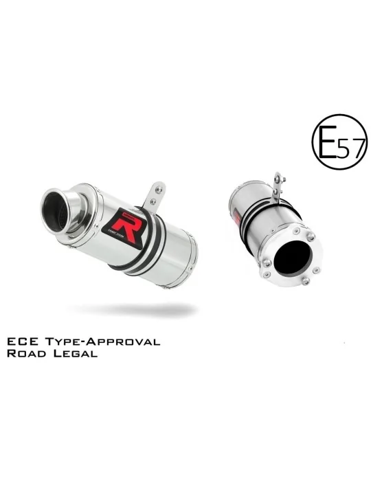 Silencieux bolt-on homologué Dominator GP1 pour Kawasaki ZX9R (1998-2002)