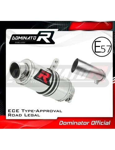 Silencieux slip-on homologué Dominator GP1 pour Kawasaki ZX10R (2011-2015)