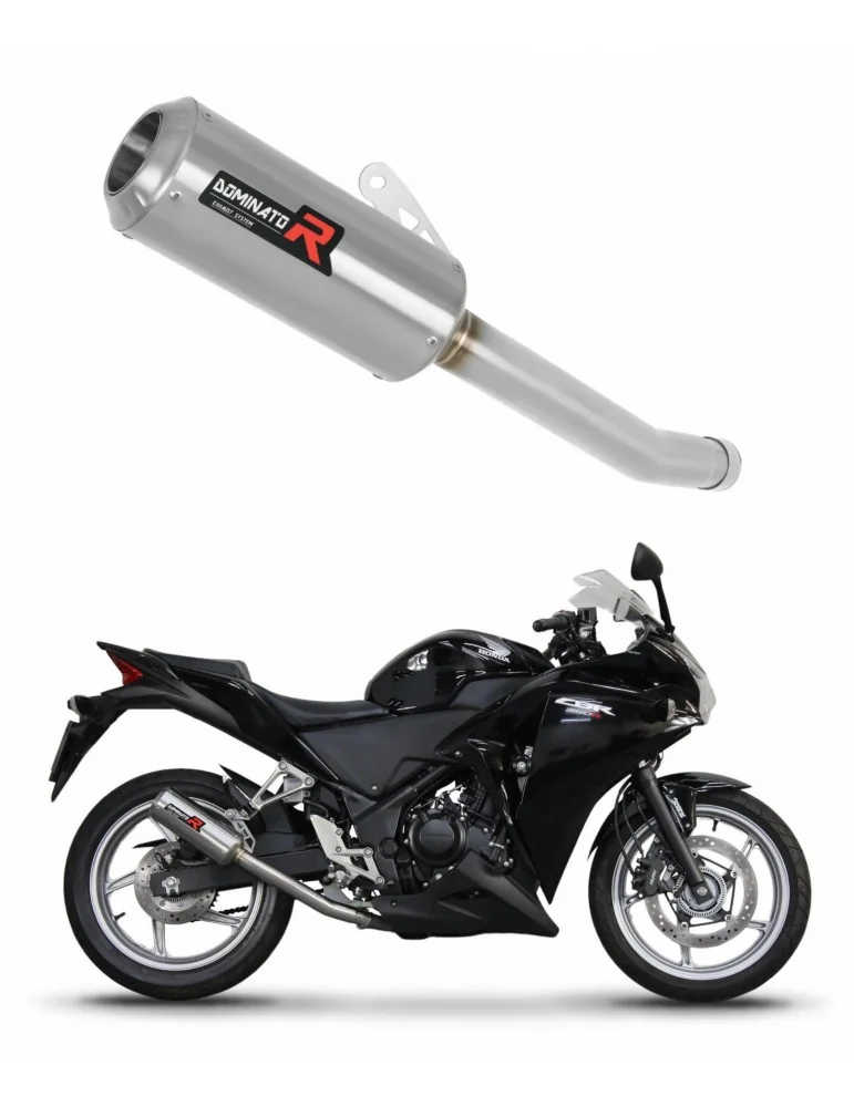 Silencieux slip-on Dominator GP pour Honda CBR 250 R (2011-2013)