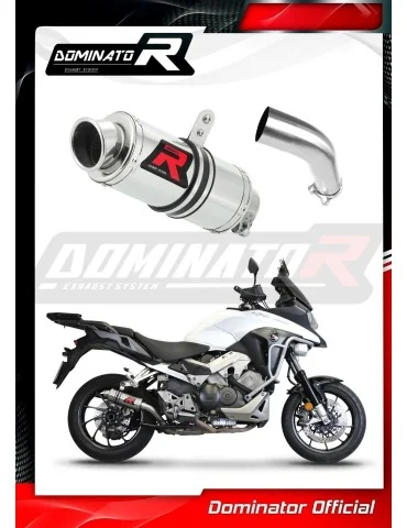 Silencieux slip-on Dominator GP1 pour Honda VFR 800 X Crossrunner (2015-2021)