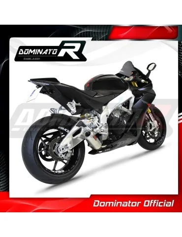 Silencieux slip-on Dominator GP pour Aprilia RSV 4 R APRC Factory Low Level (2011-2015)