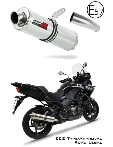 Silencieux slip-on homologué Dominator ROND pour Kawasaki Versys 1000 (2019-2024)