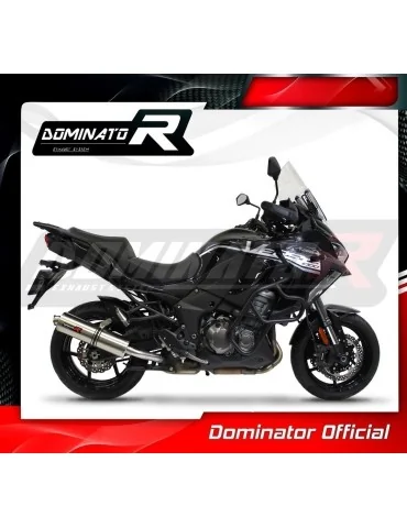 Silencieux slip-on homologué Dominator ROND pour Kawasaki Versys 1000 (2019-2024)