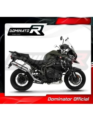 Silencieux slip-on Dominator ST pour Triumph Tiger Explorer 1200 XC XR (2016-2017)