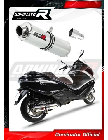 Silencieux slip-on Dominator ST pour Piaggio X10 125 (2012-2016)